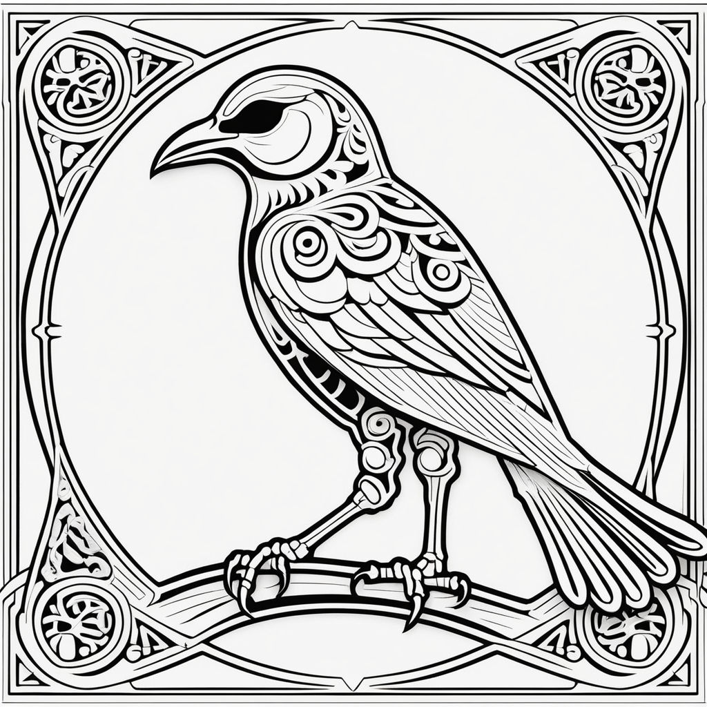 Adjust the proportions and shape of the crow to make it more childlike and endearing