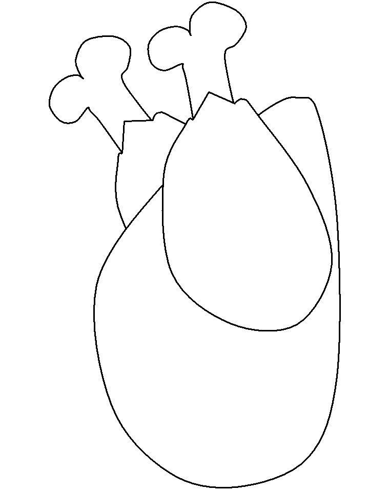 Pavo thanksgiving para colorear