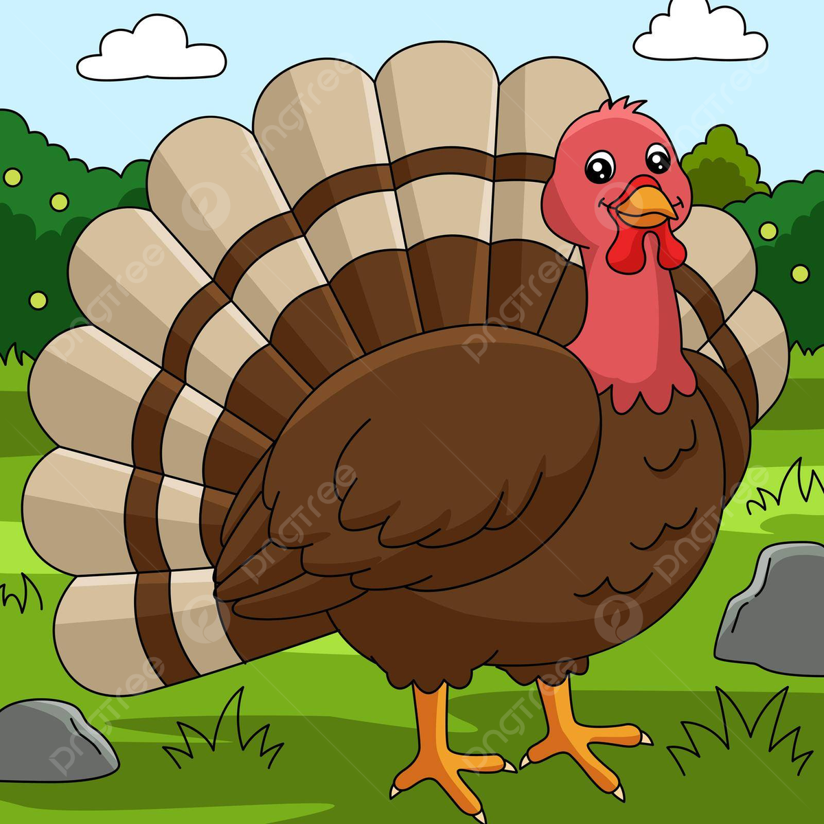 Turkey doodle png transparent images free download vector files