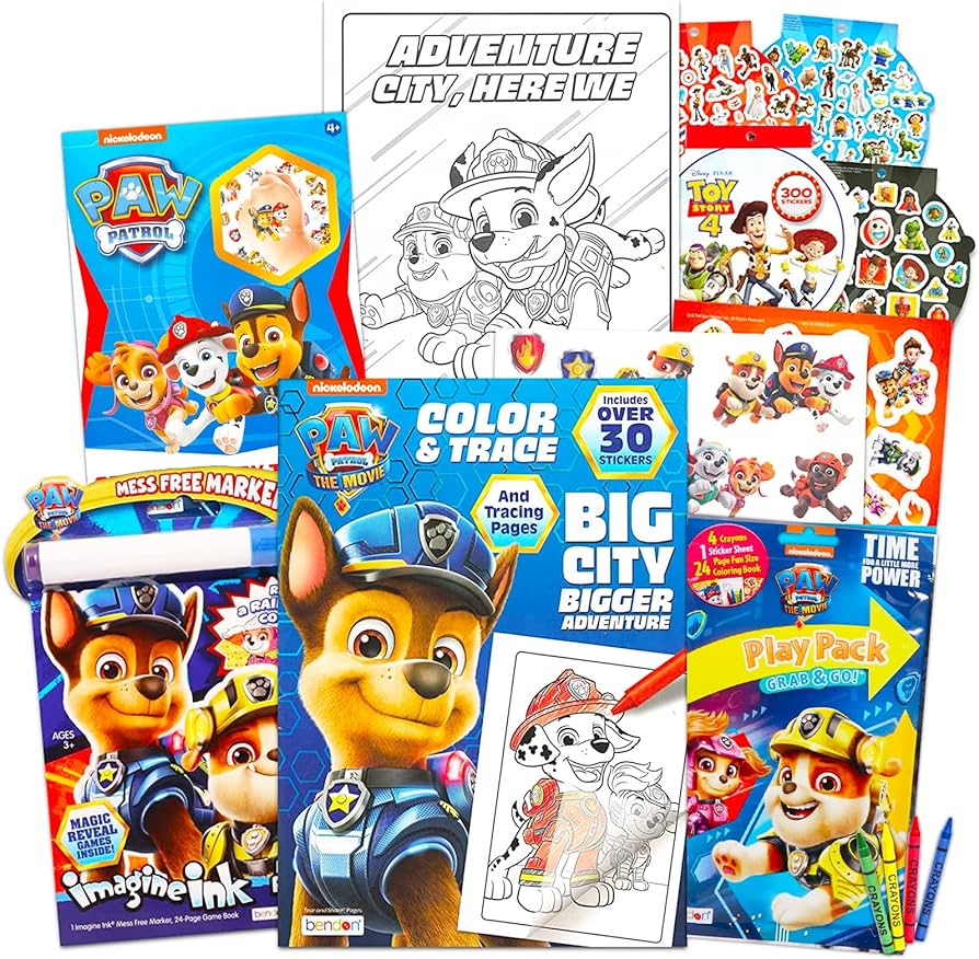 Paw patrol coloring book super set