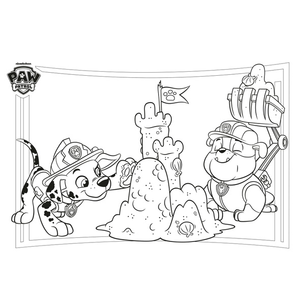 Paw patrol giant activity and colouring pad smyths toys uk