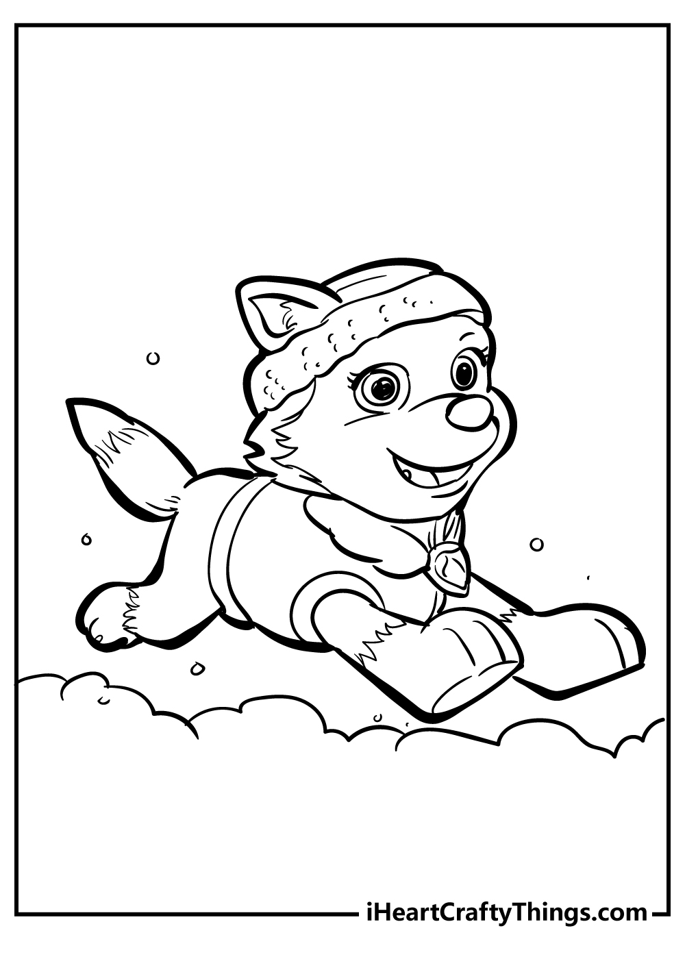 Paw patrol coloring pages free printables