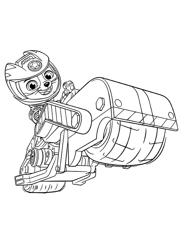 Paw patrol moto pups wild cat fãrbung seite