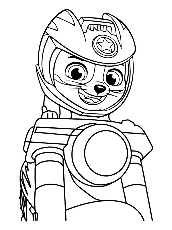 Coloring book paw patrol cats to print and online
