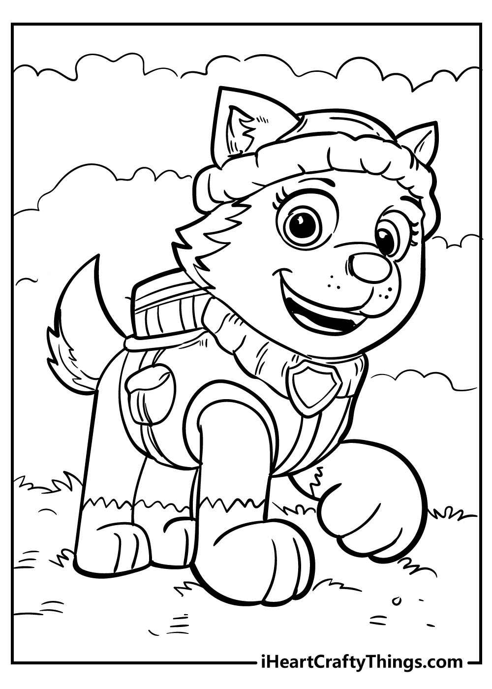 Paw patrol coloring pages free printables