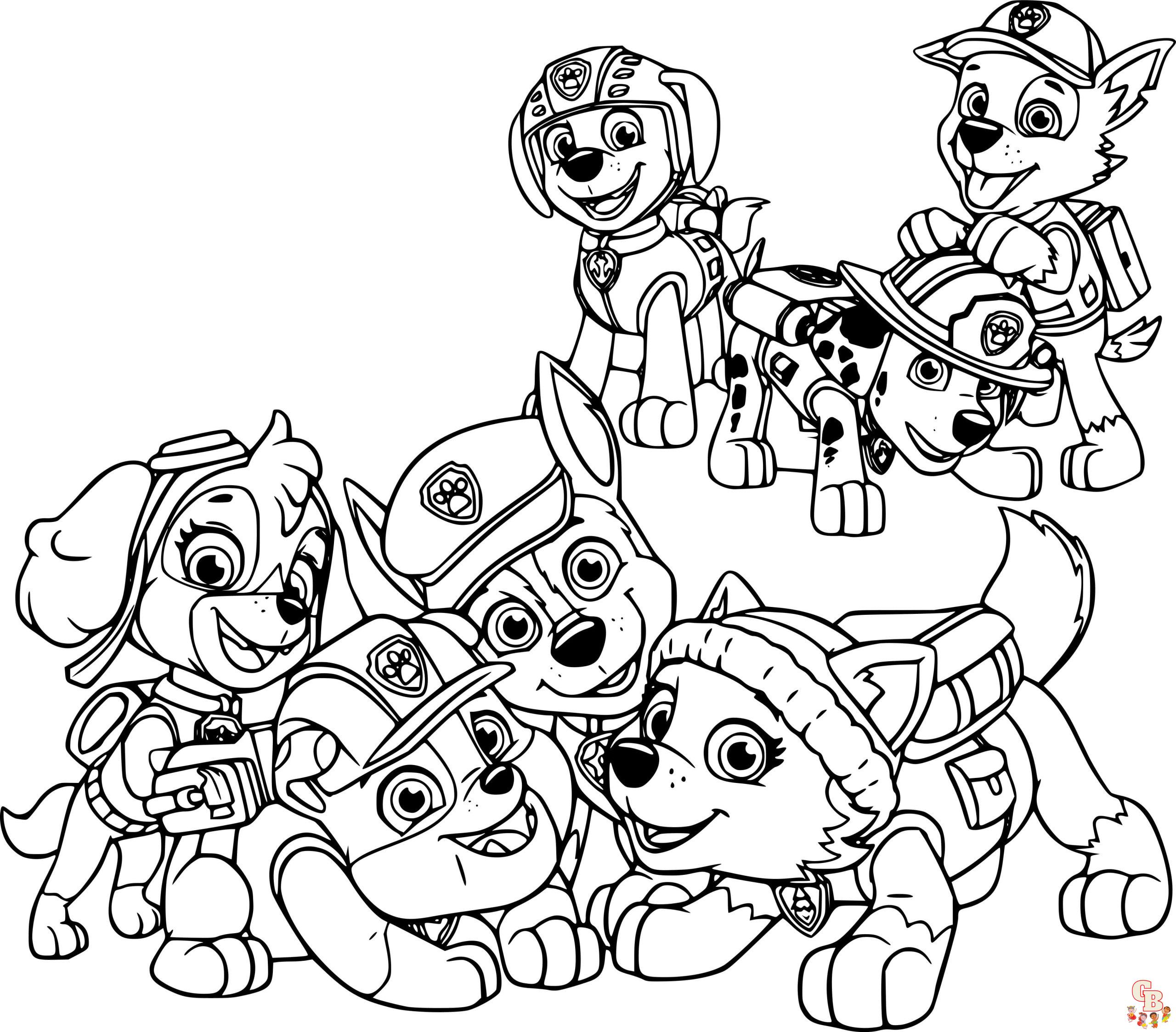 Discover the best free paw patrol coloring pages printable
