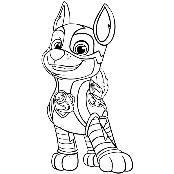 Chase mighty pups svg paw patrol svg paw patrol clipart c