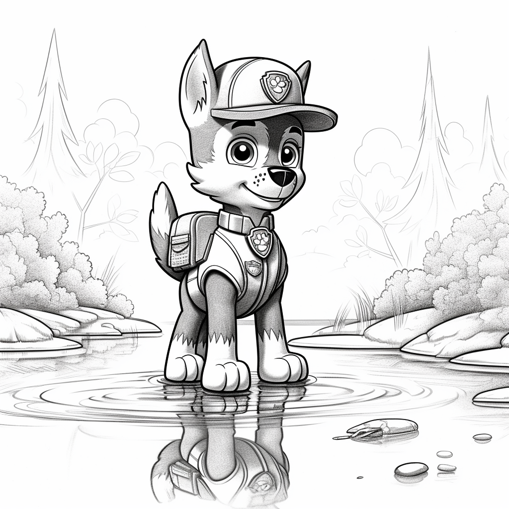 Free printable paw patrol coloring pages