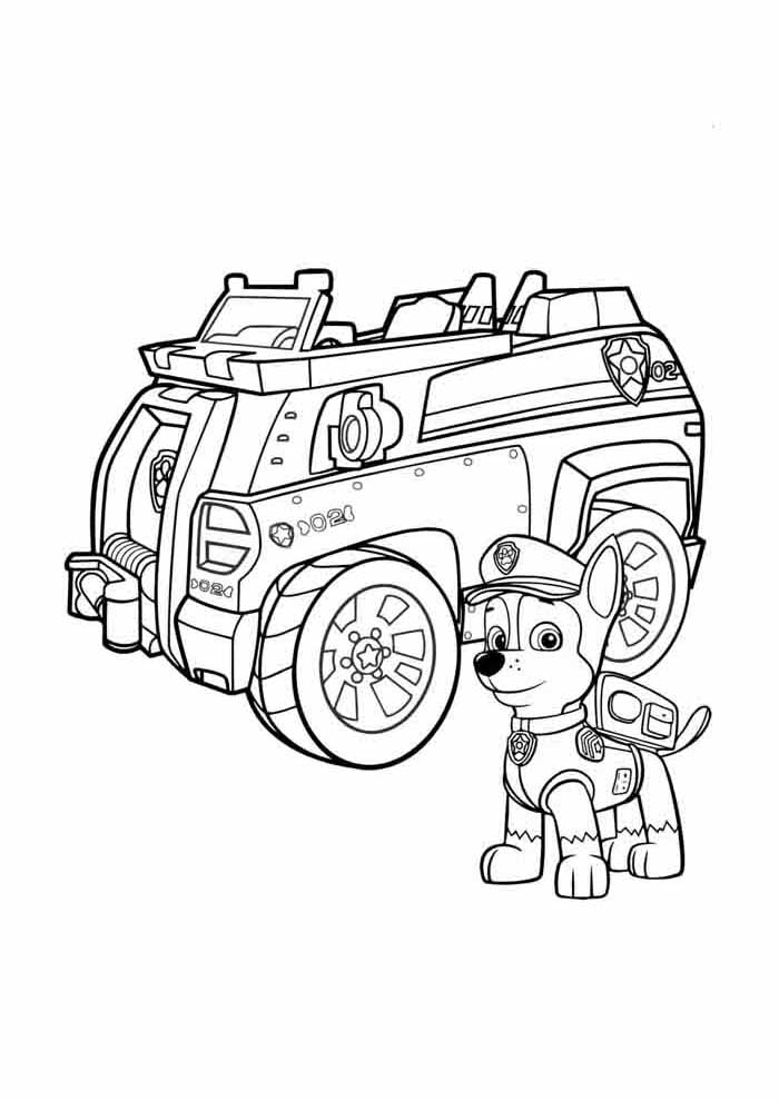 Paw patrol coloring pages free personalizable coloring pages