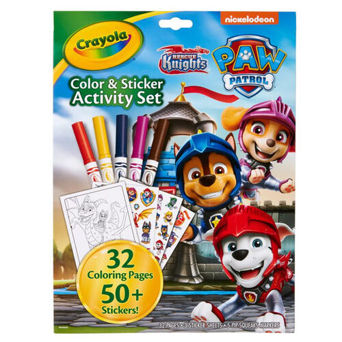 Crayola color sticker book paw patrol toysrus singapore official website