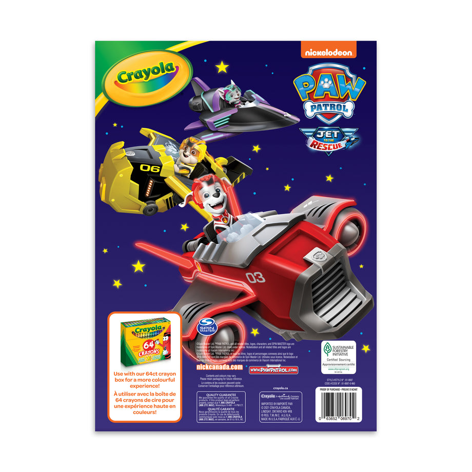 Crayola paw patrol colouring book pages â crayola nada