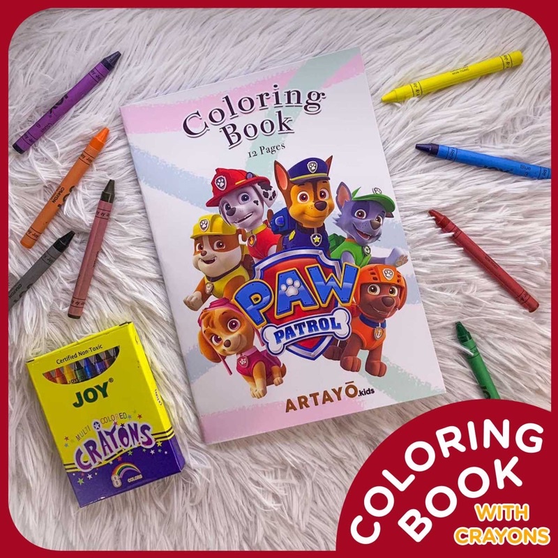 Coloring books for kids paw patrol laminated cover ilippines