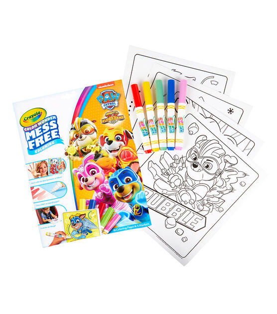 Crayola ct paw patrol coloring kit
