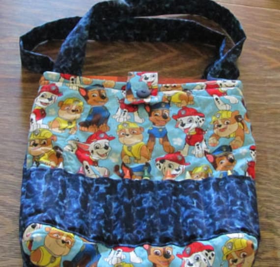 Paw patrol crayon tote bag with coloring book and crayons