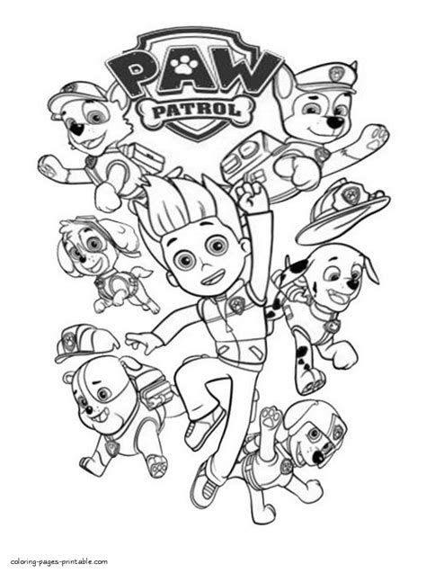 Free printable paw patrol coloring pages d paw patrol coloring pages paw patrol coloring paw patrol cartoon