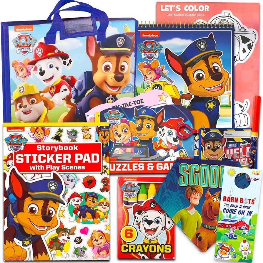 Paw patrol ultimate coloring and activity set for kids