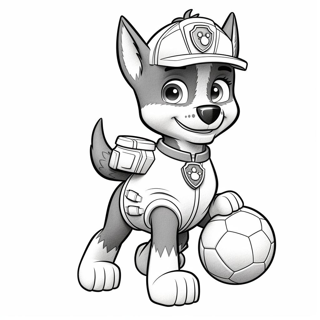 Free printable paw patrol coloring pages