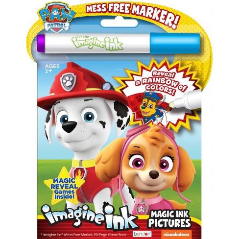 Paw patrol imagine ink coloring book