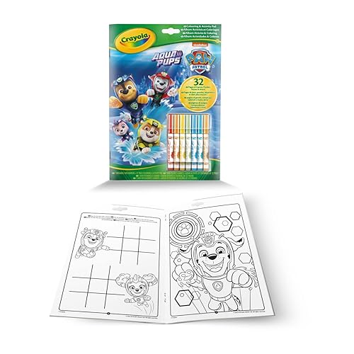 Crayola paw patrol color wonder mess free coloring pages markers gift kids