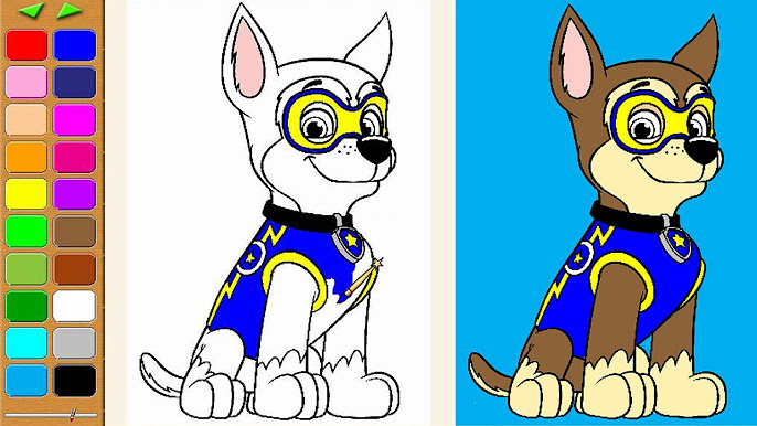 Paw patrol coloring pages videos