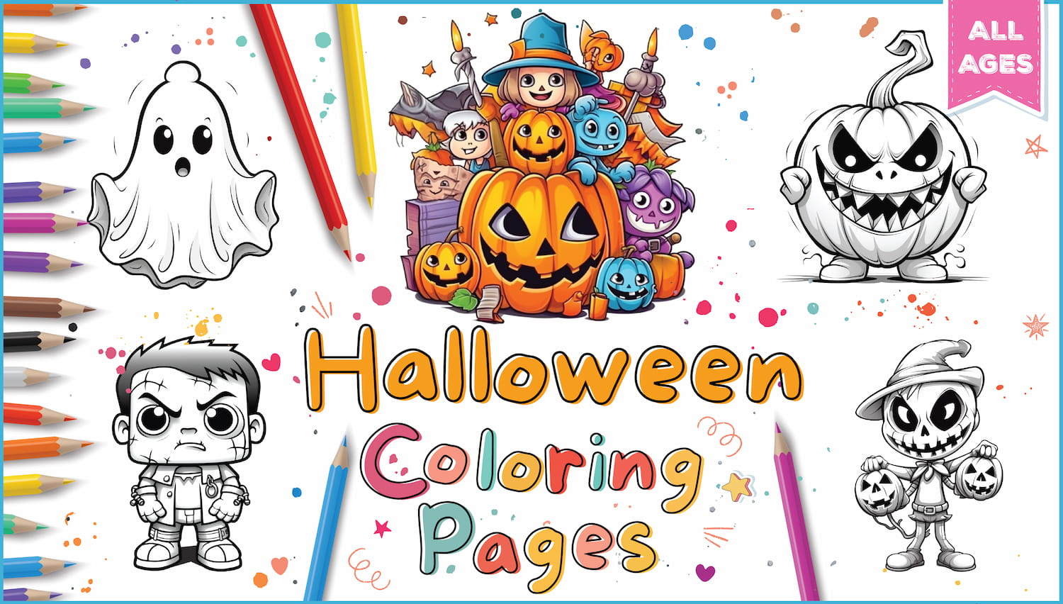The best halloween coloring pages for kids adults