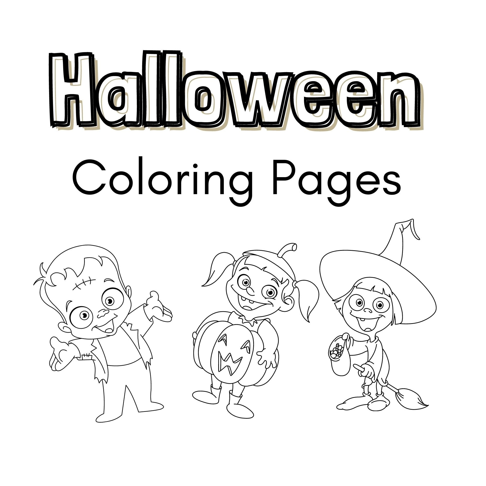 Halloween coloring pages