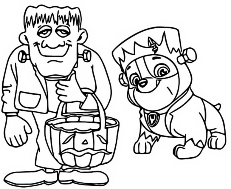 Coloring pages paw patrol