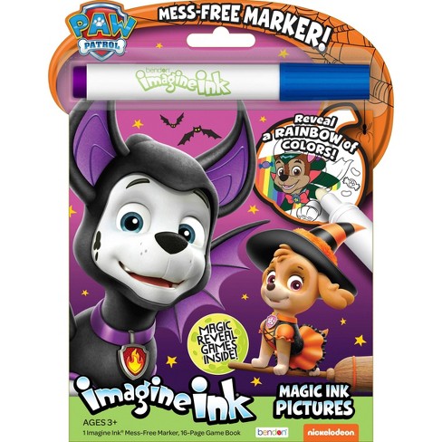 Paw patrol halloween imagine ink book
