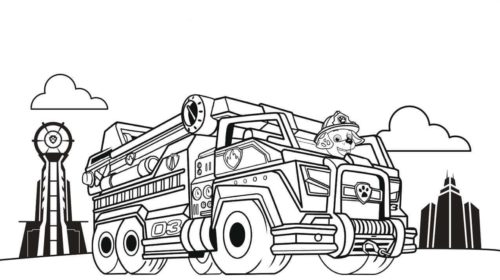 Free printable paw patrol the movie coloring pages