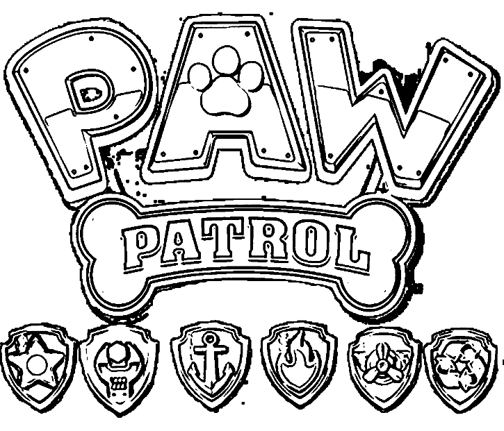 Paw patrol coloring pages