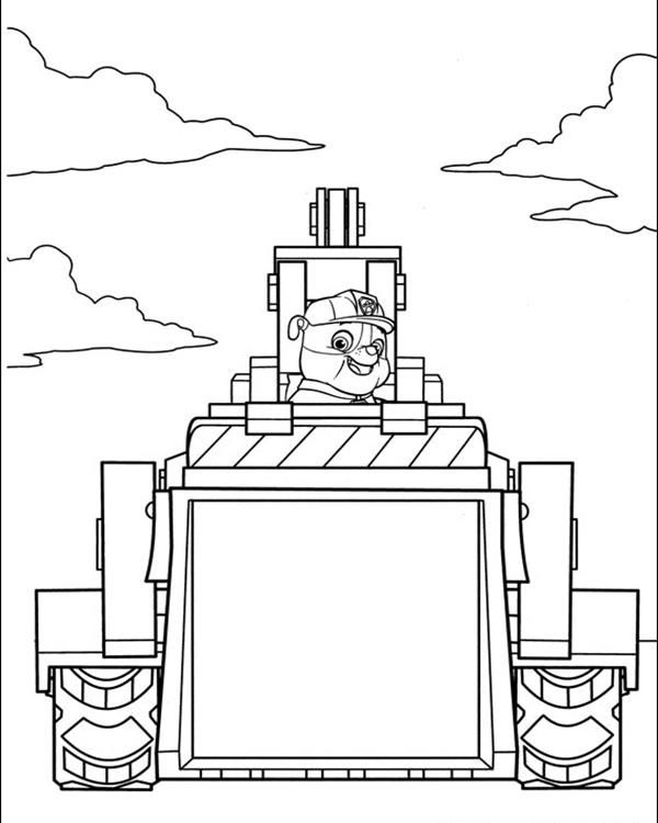 Rabble construction truck
