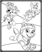 Paw patrol coloring pages free coloring pages