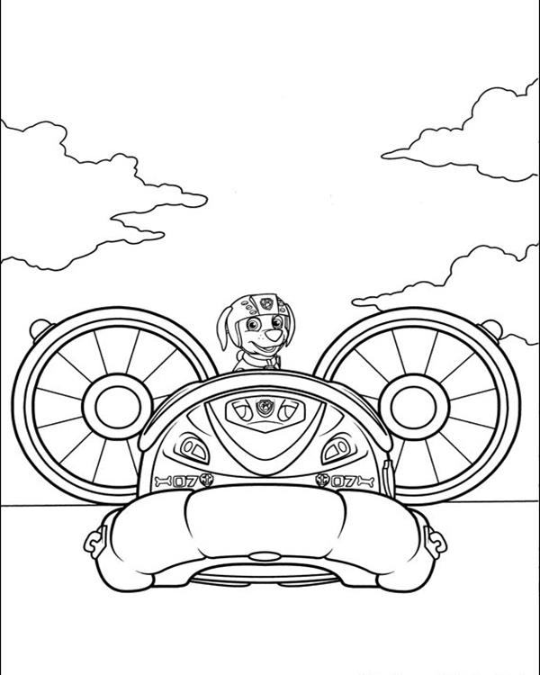 Paw patrol coloring pages
