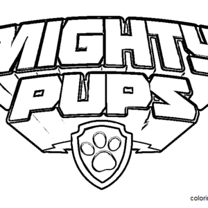 Paw patrol mighty pups coloring pages printable for free download