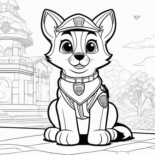 Coloringpage pawpatrol