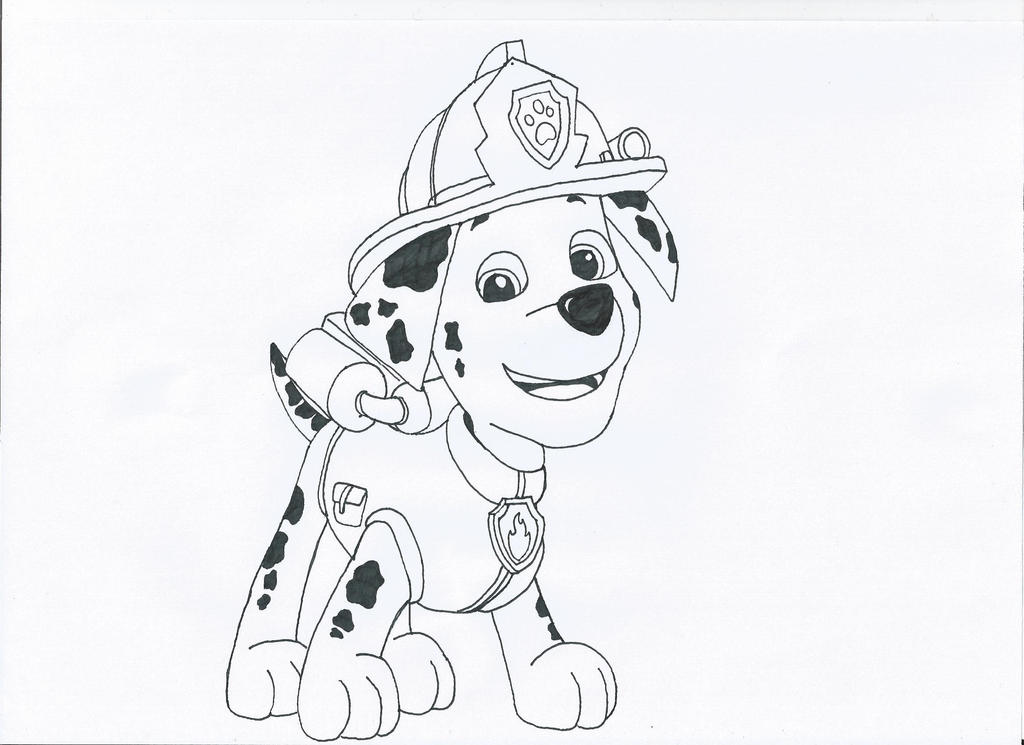 Paw patrol marshall by pawpatrolfan on