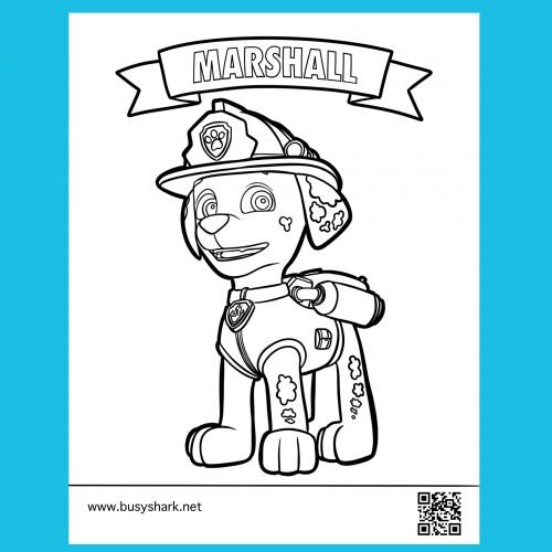 Paw patrol coloring pages