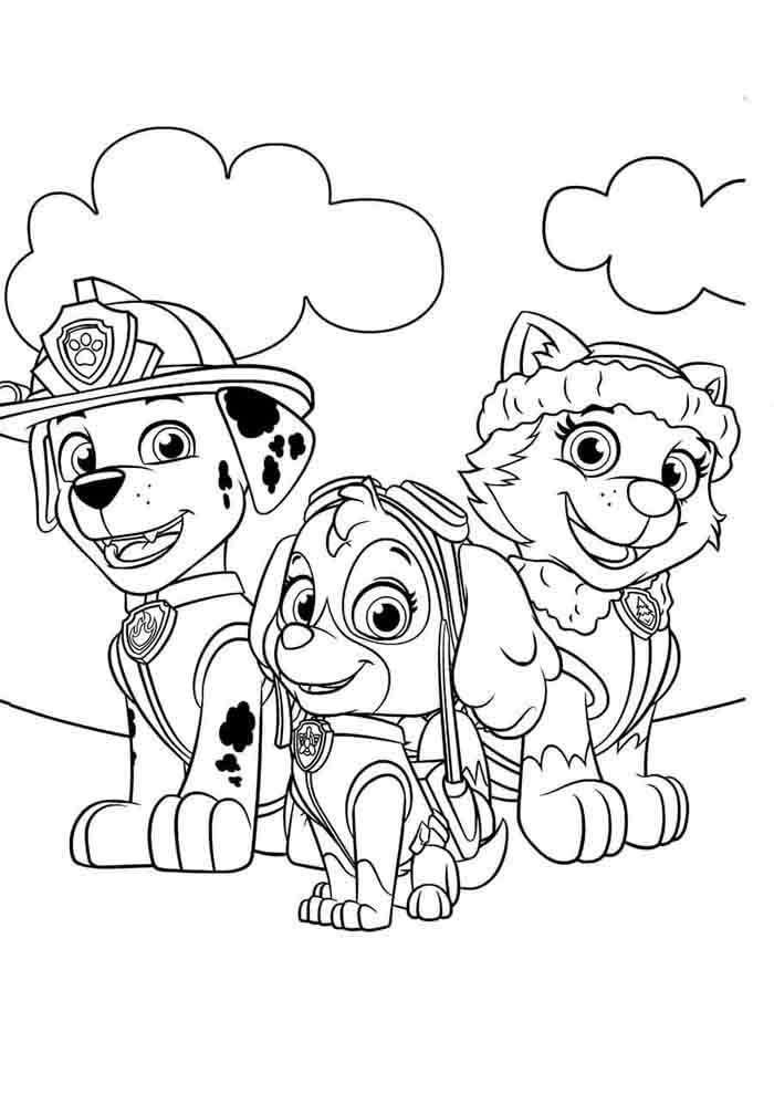 Paw patrol coloring pages free personalizable coloring pages
