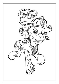Keep your kids entertained for hours with printable paw patrol coloring pages