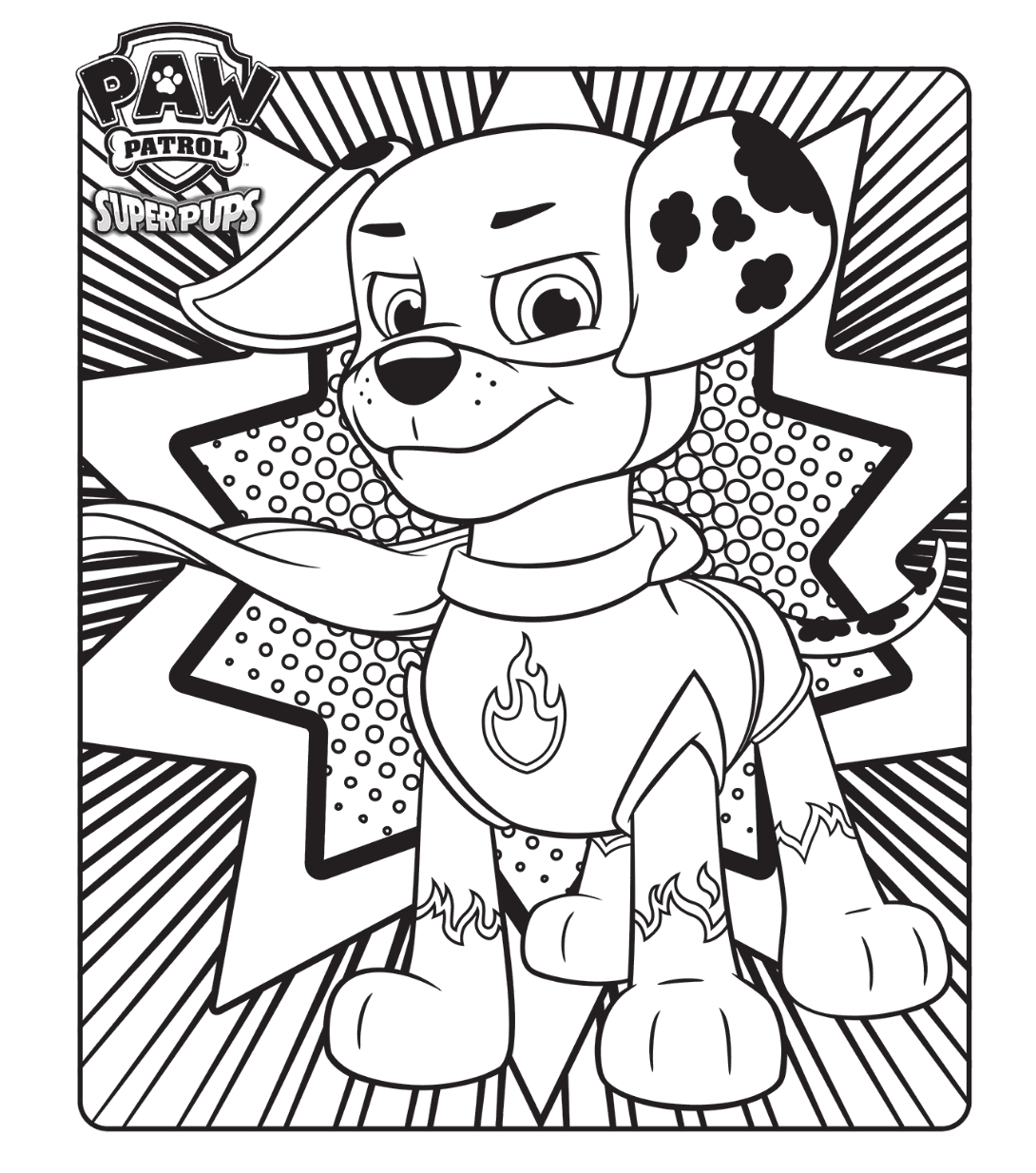 Paw patrol coloring pages