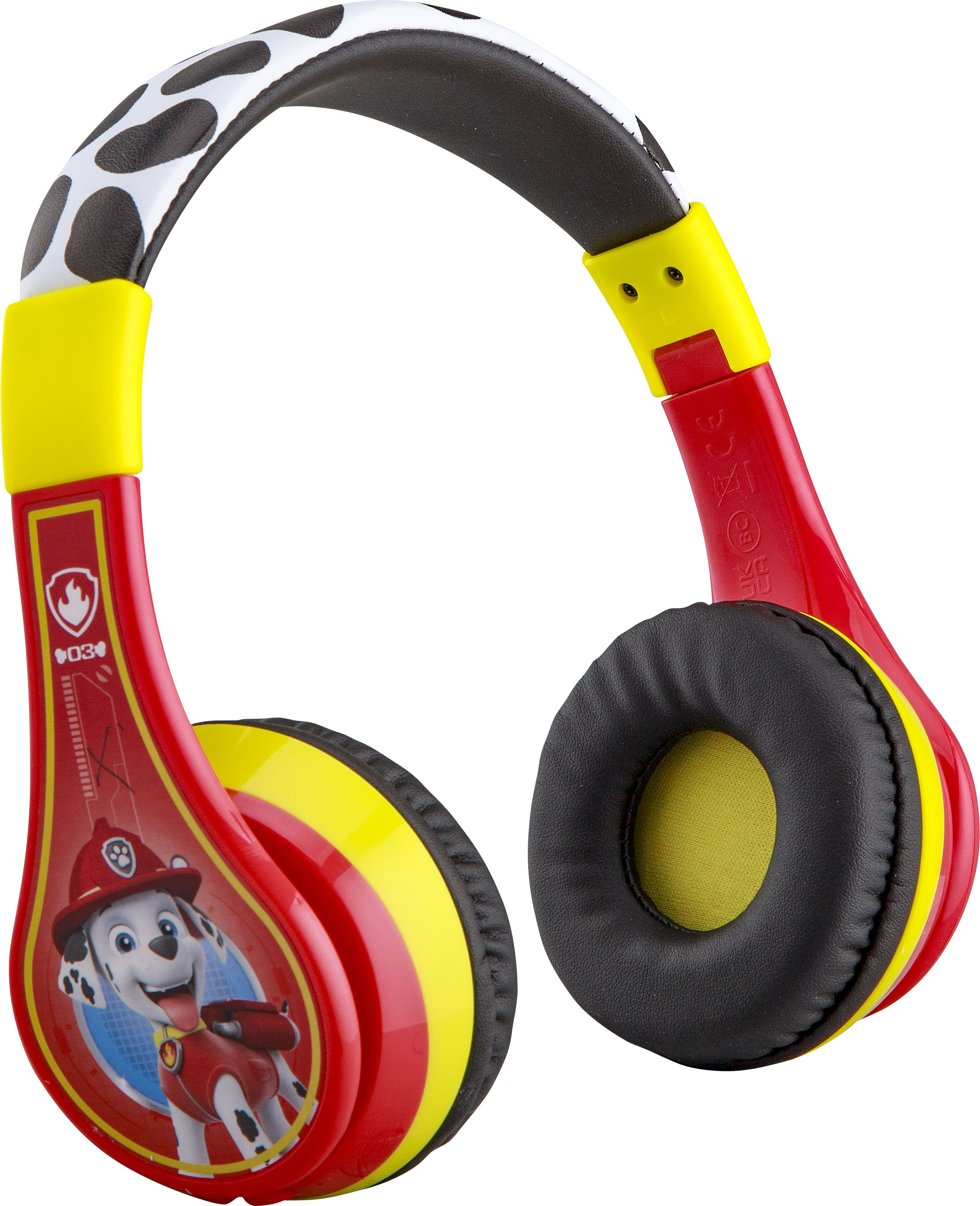 Ekids paw patrol marshall bluetooth headphones red pw