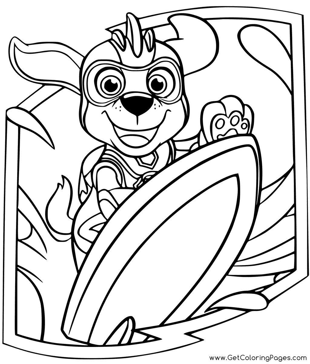 Paw patrol mighty pups coloring pages printable for free download