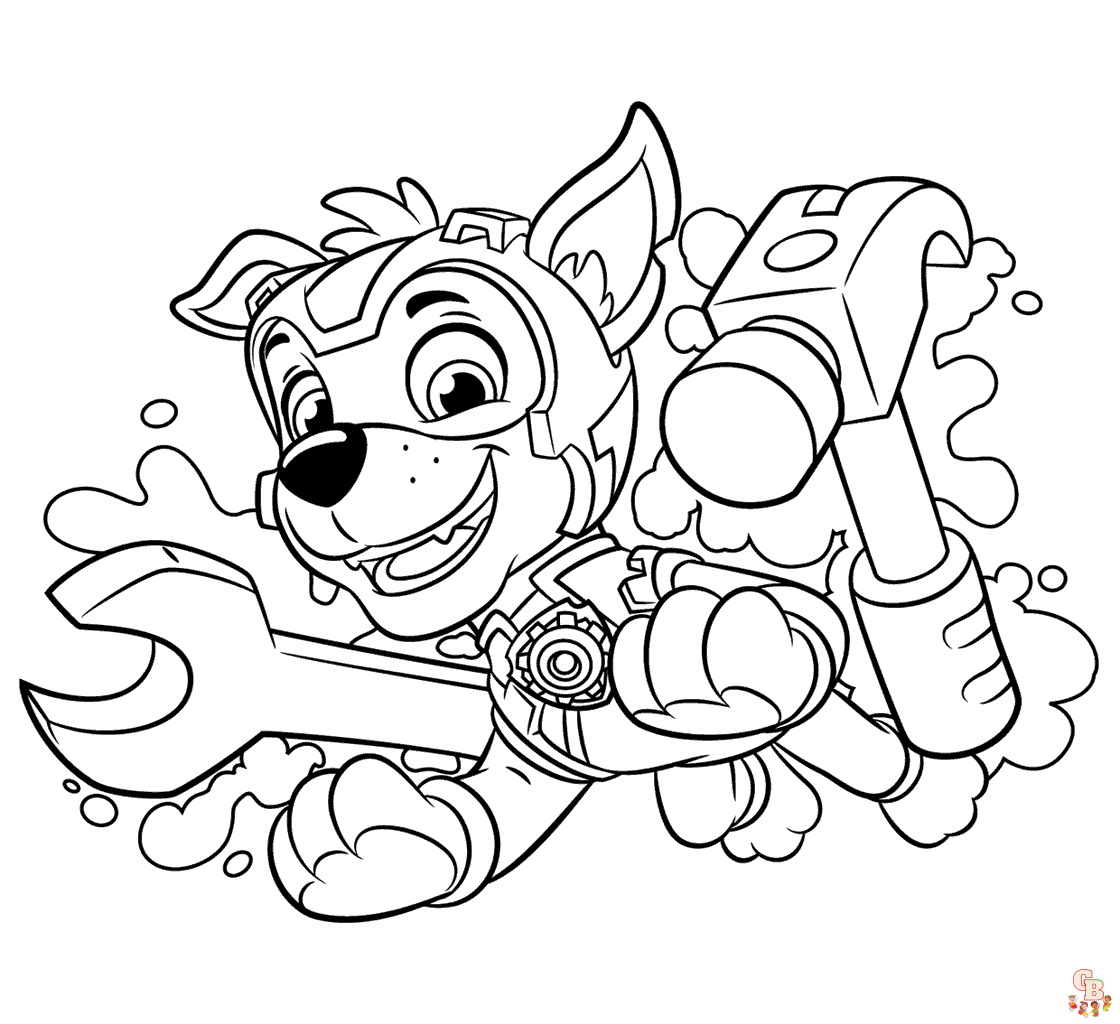 Mighty pups coloring pages printable and free sheets for kids