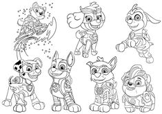 Paw patrol mighty pups coloring pages ideas paw patrol coloring pages paw