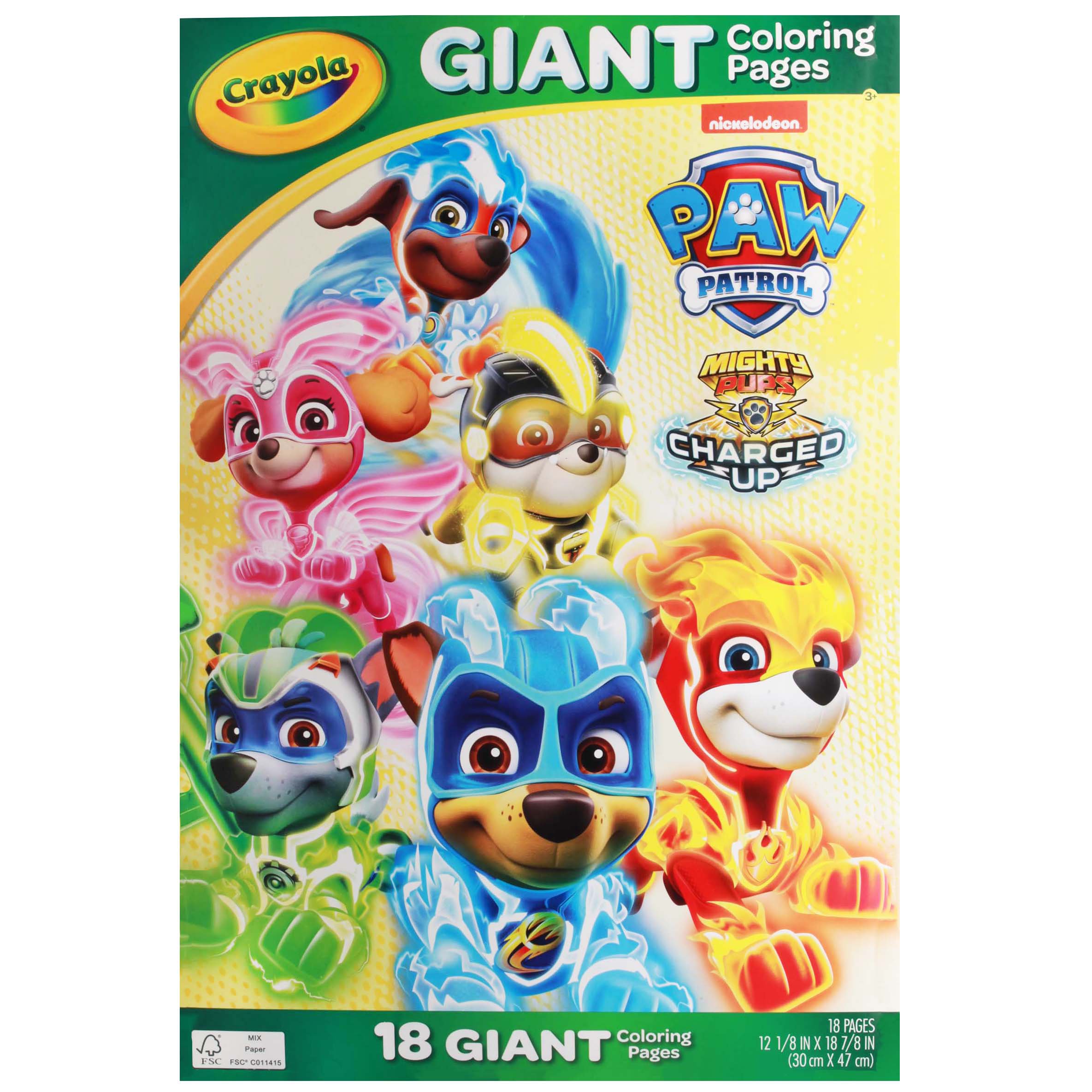 Crayola giant coloring pages â paw patrol