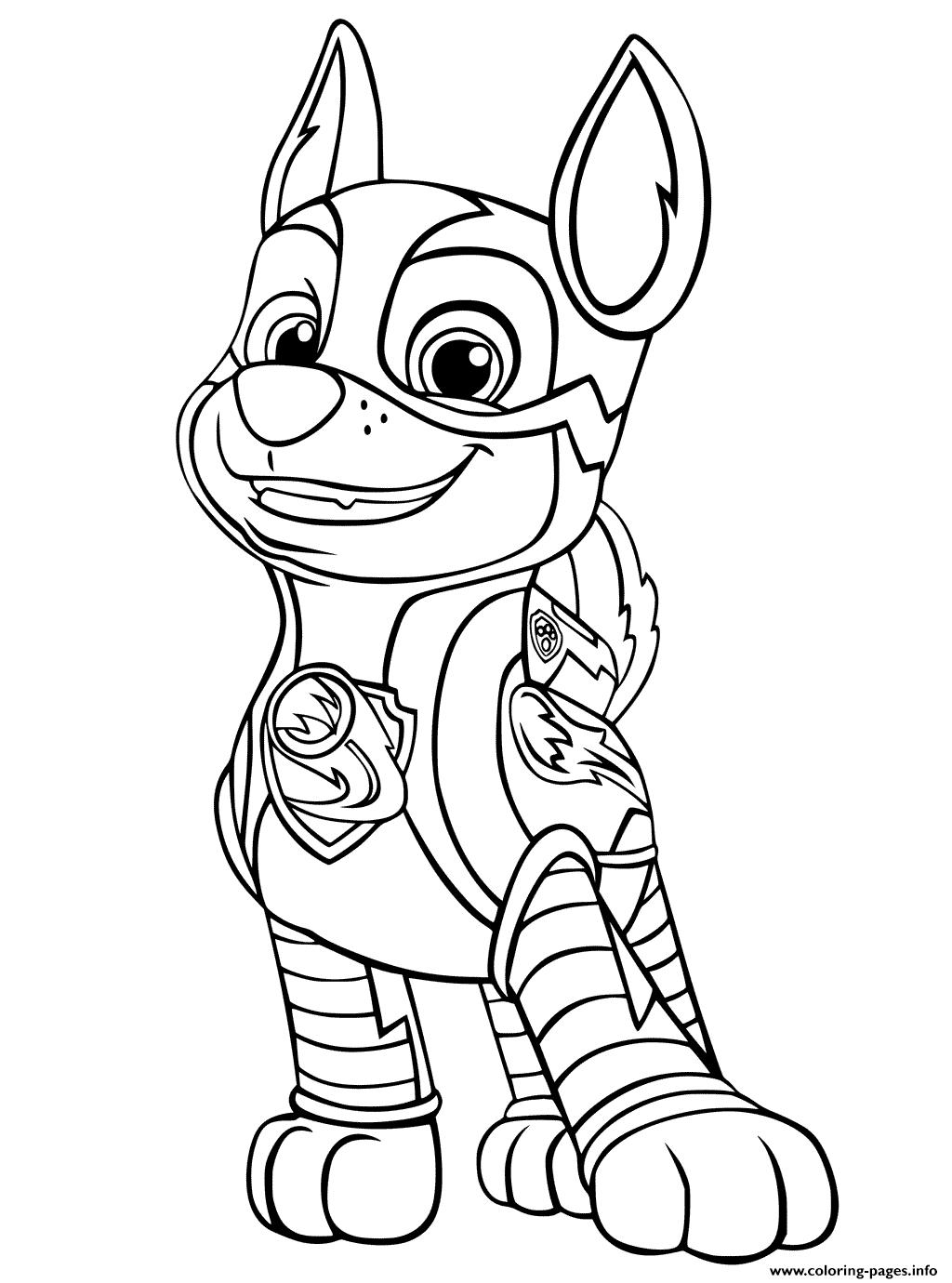 Explore the adventure of paw patrol mighty pups chase