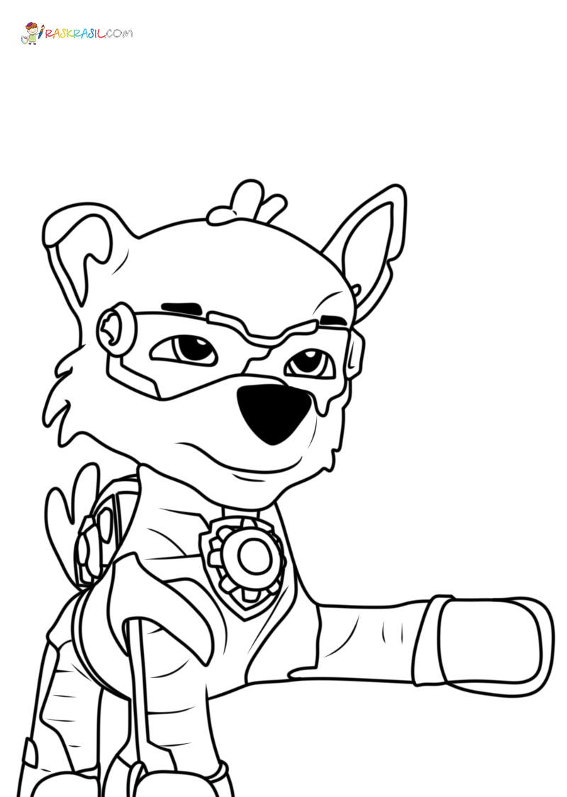 Paw patrol mighty pups coloring pages pictures free printable