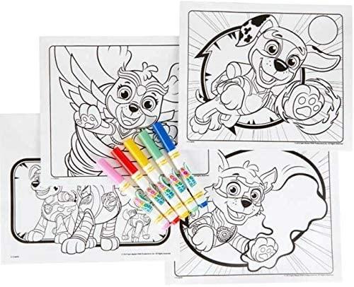 Crayola mess free paw patrol colouring book â
