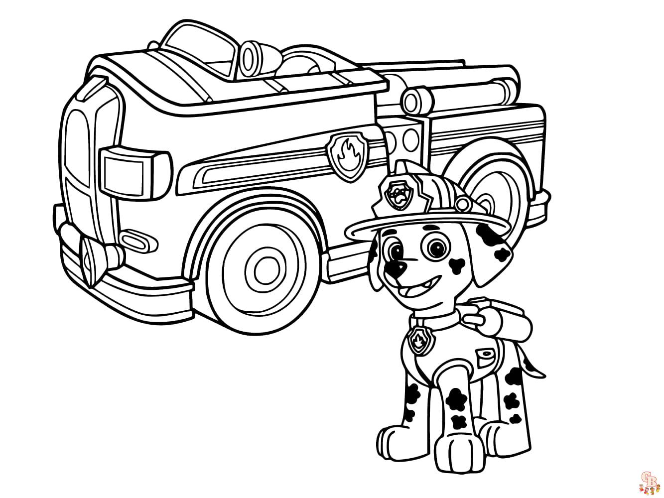 Discover the best free paw patrol coloring pages printable