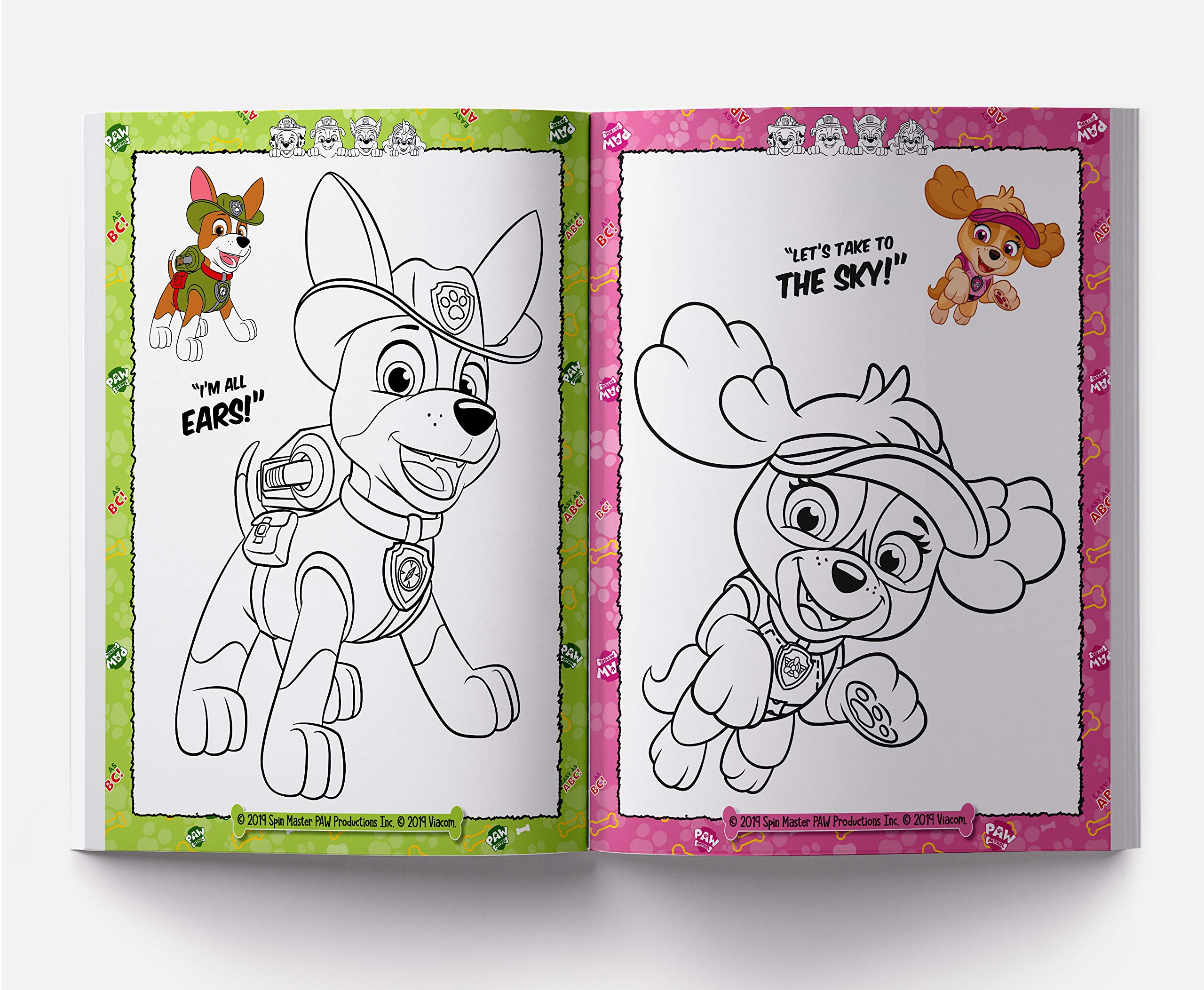 Wonder house paw patrol coloring book